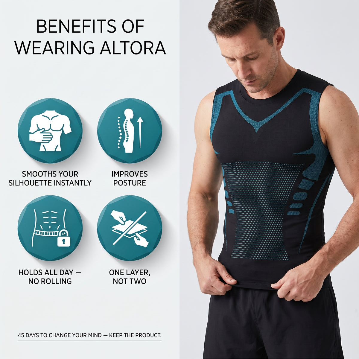 Altora Compression Vest — Men's Shaping Tank